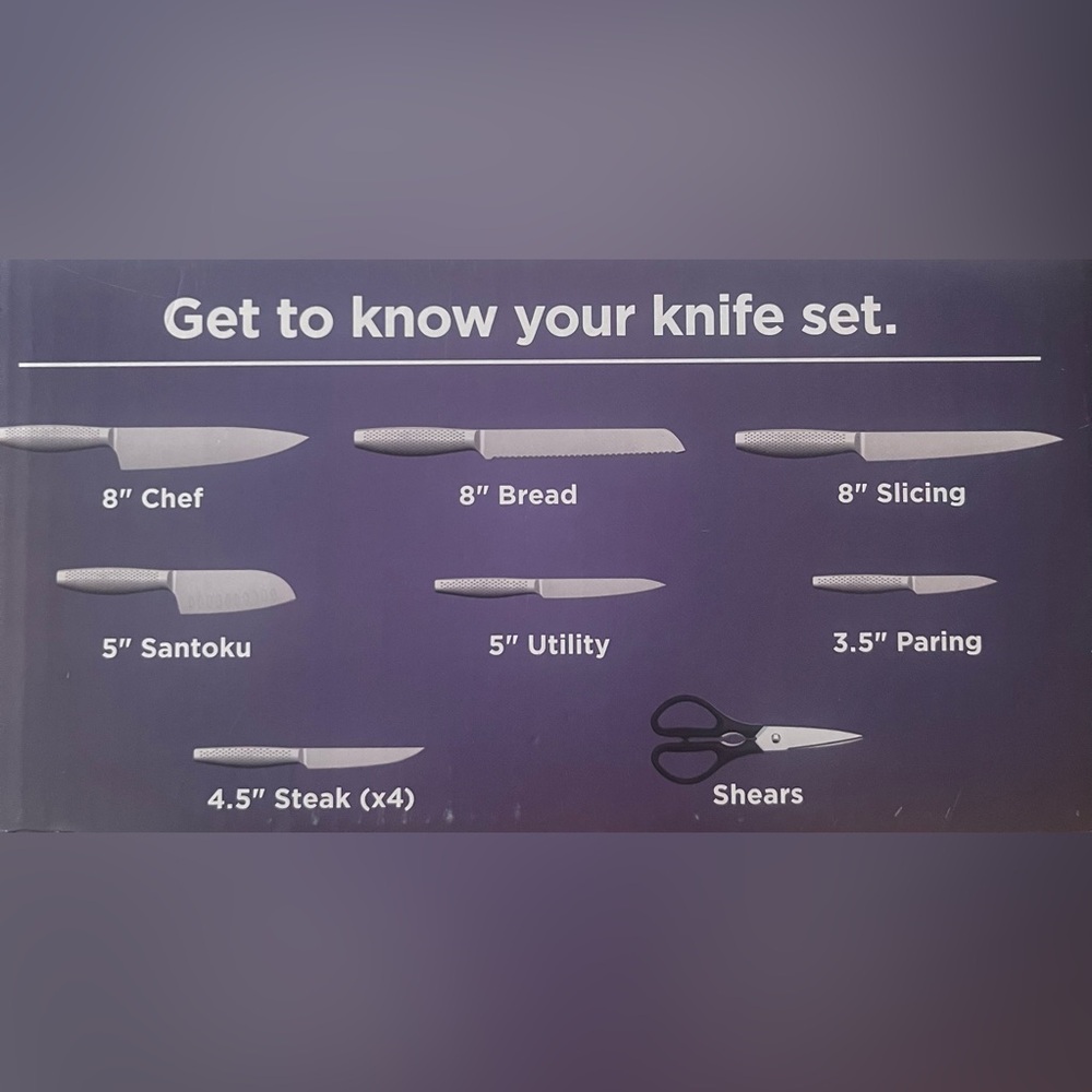 NEW!! Ninja NeverDull Stainless Steel knife system - Picture 3 of 4